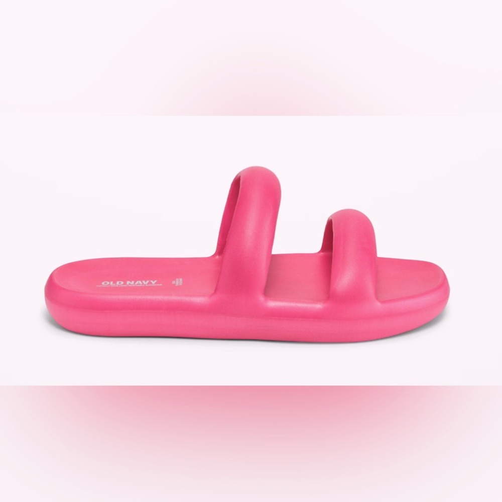 NEW Hot Pink Puff Sandals! Size 9 from Old Navy 🌸💓🌷🎀🩴
